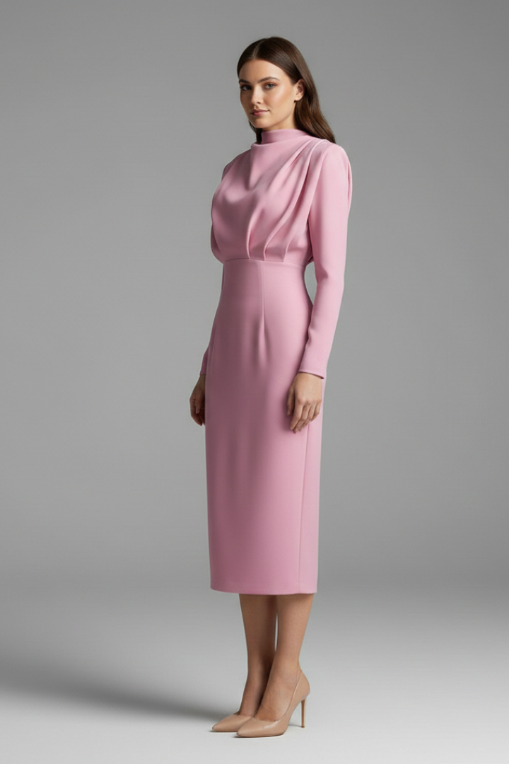 Serafina | Elegance and Modern Long Sleeve Maxi Dress