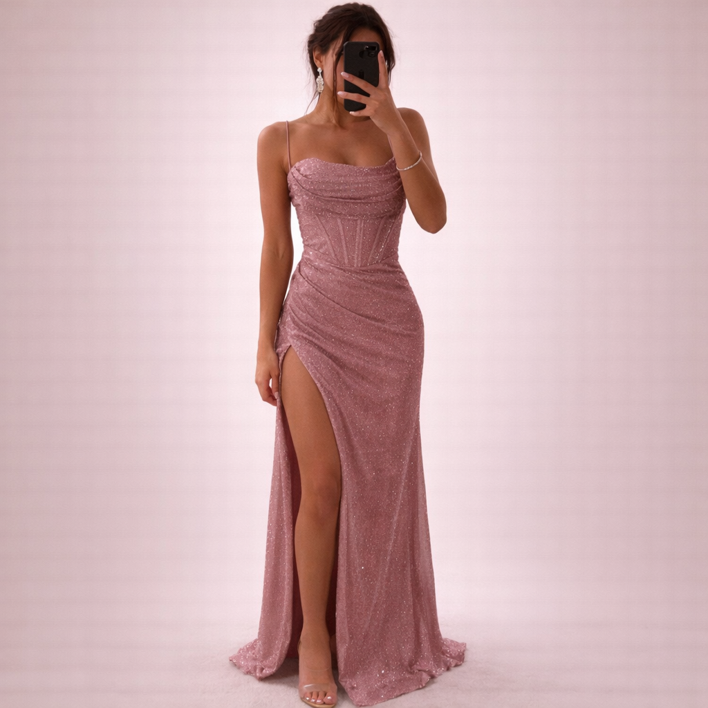 Seraphina | Sequin Elegant Maxi Dress