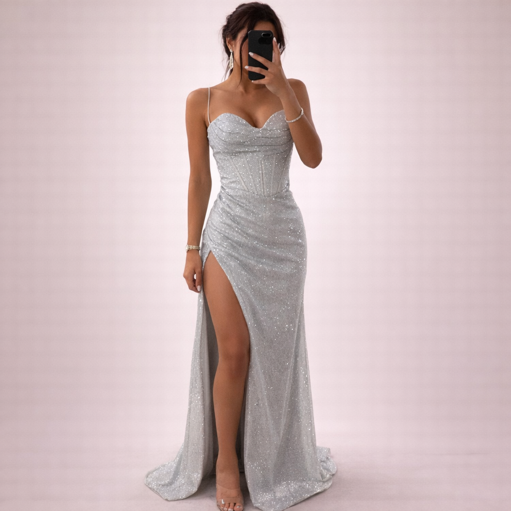 Seraphina | Sequin Elegant Maxi Dress