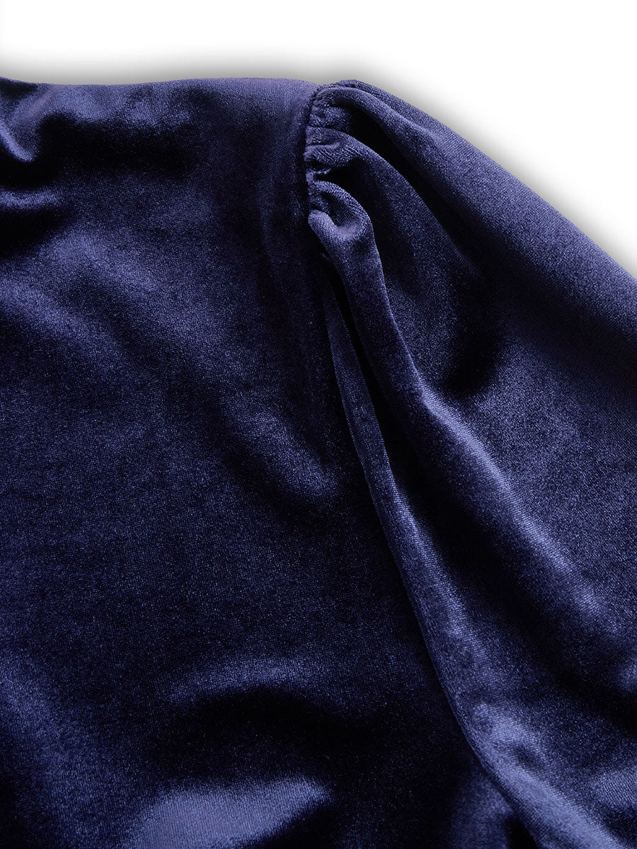 Sarah | Klassisches langärmeliges Midikleid
