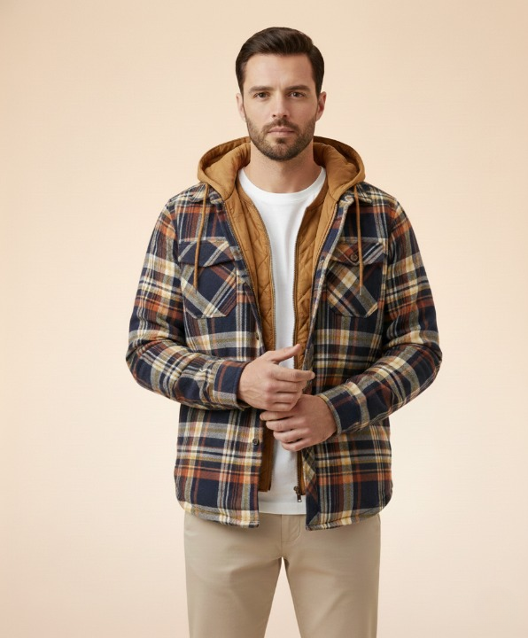 Maverick | Elegante und trendige karierte Jacke