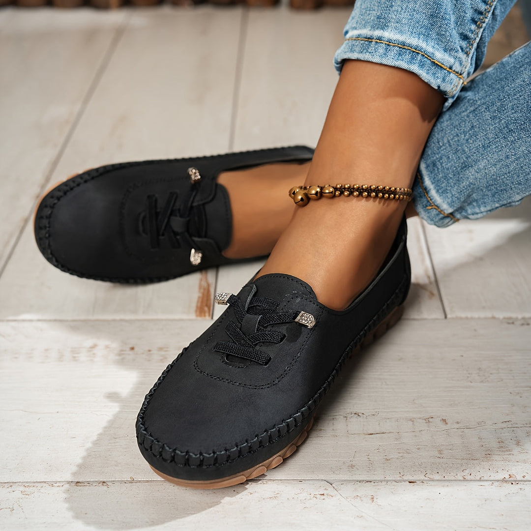 Christina | Elegant &amp; Comfortable Lace-Up Loafers
