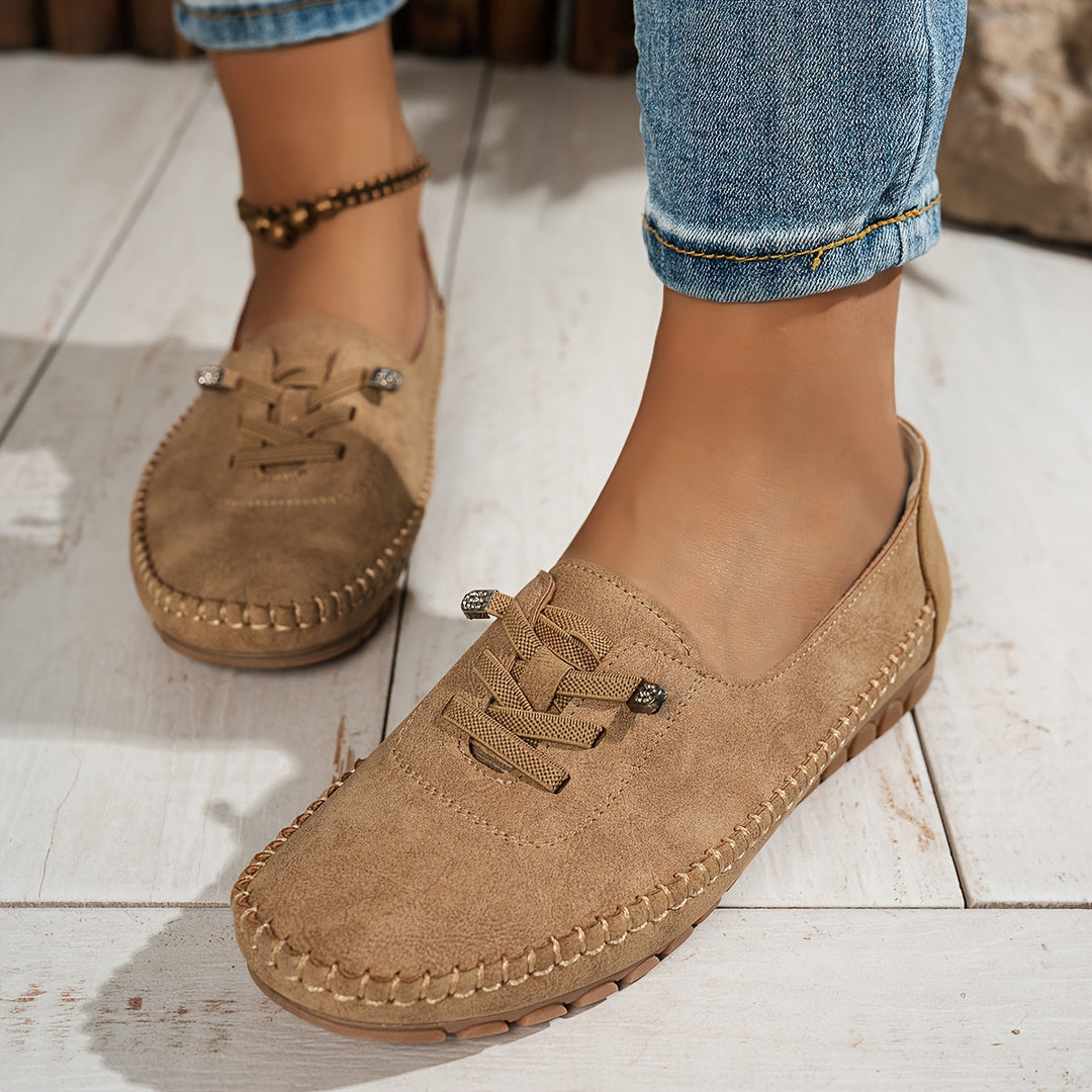 Christina | Elegant &amp; Comfortable Lace-Up Loafers