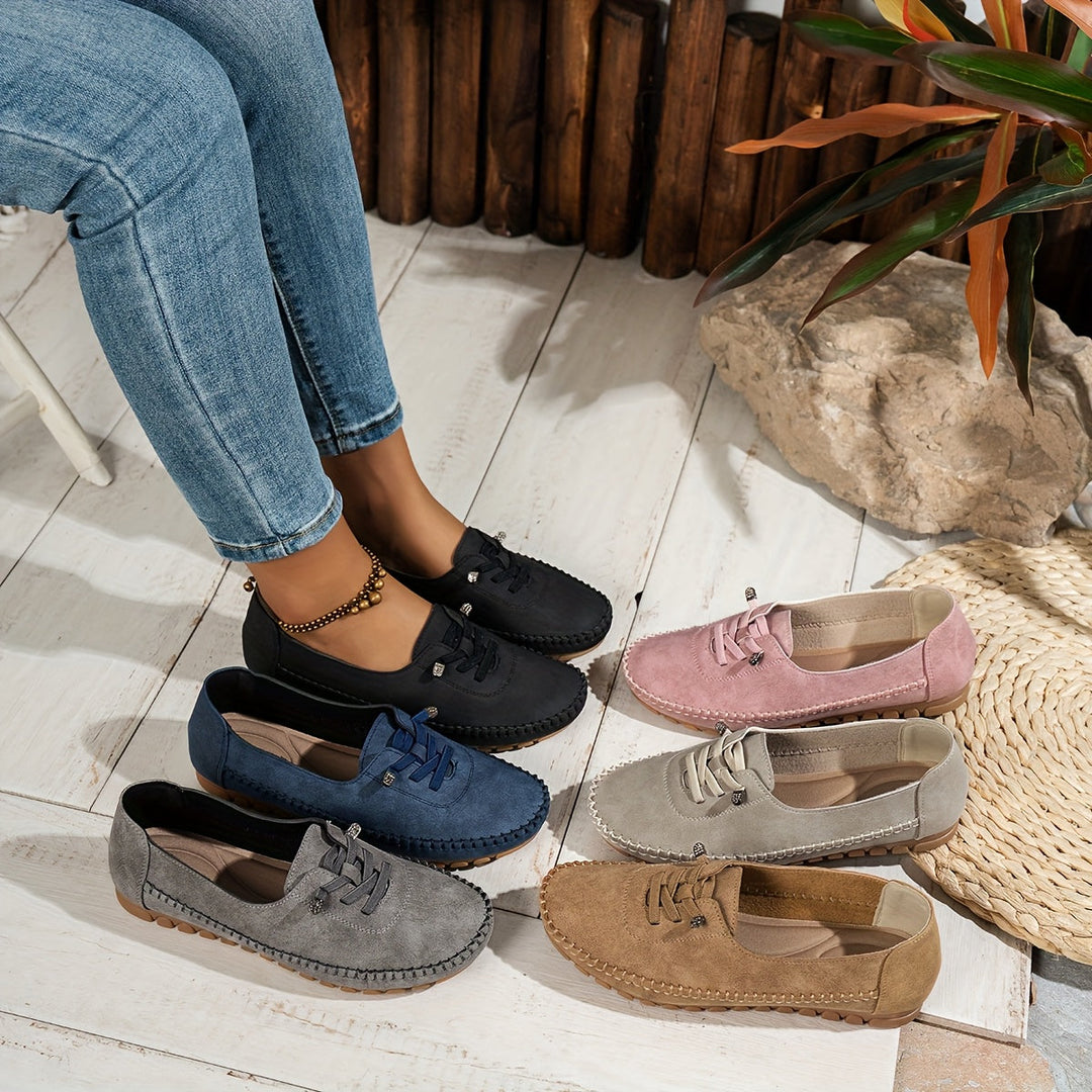 Christina | Elegant &amp; Comfortable Lace-Up Loafers