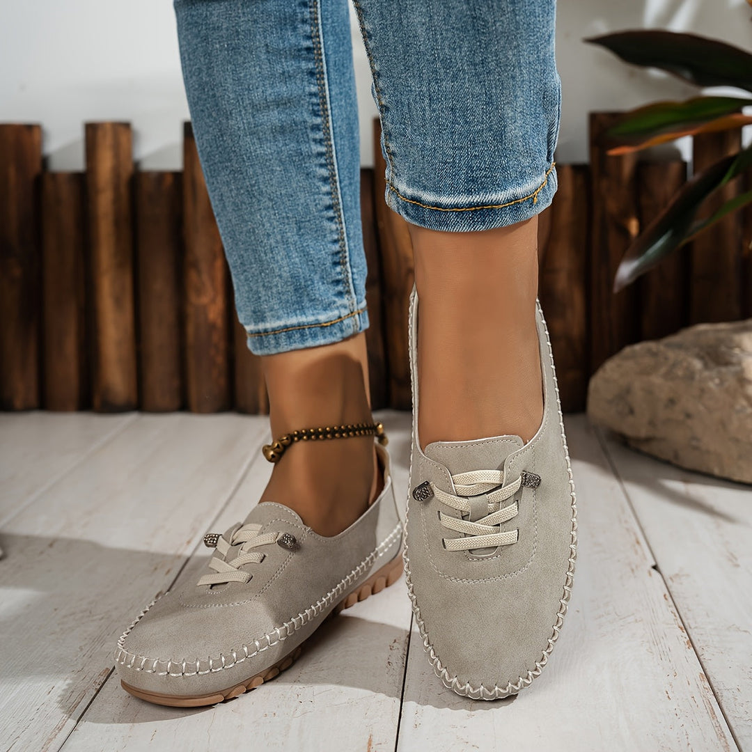 Christina | Elegant &amp; Comfortable Lace-Up Loafers