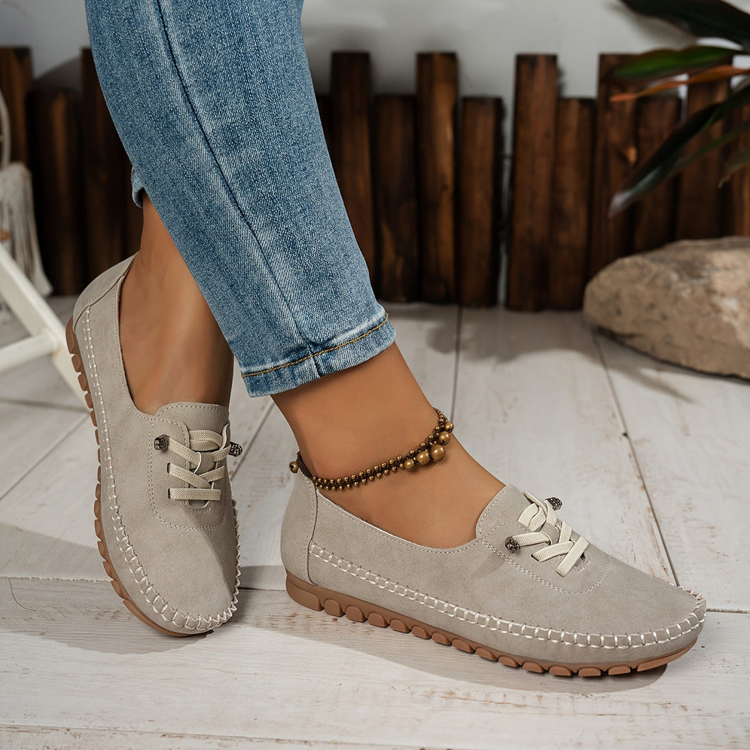 Christina | Elegant &amp; Comfortable Lace-Up Loafers