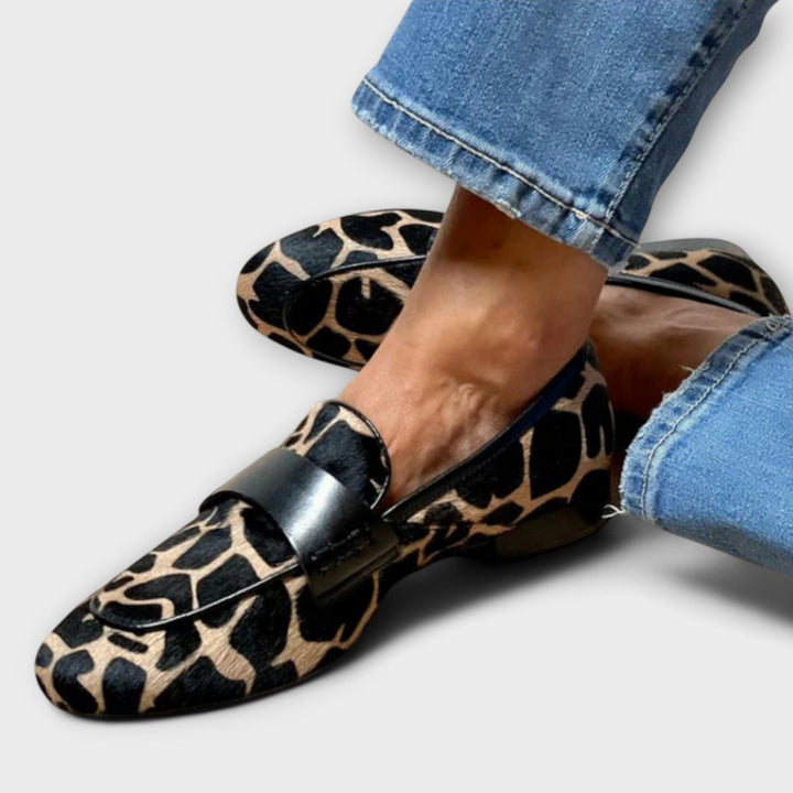 Zelina | Leopard Print Women’s Slip-On Slippers