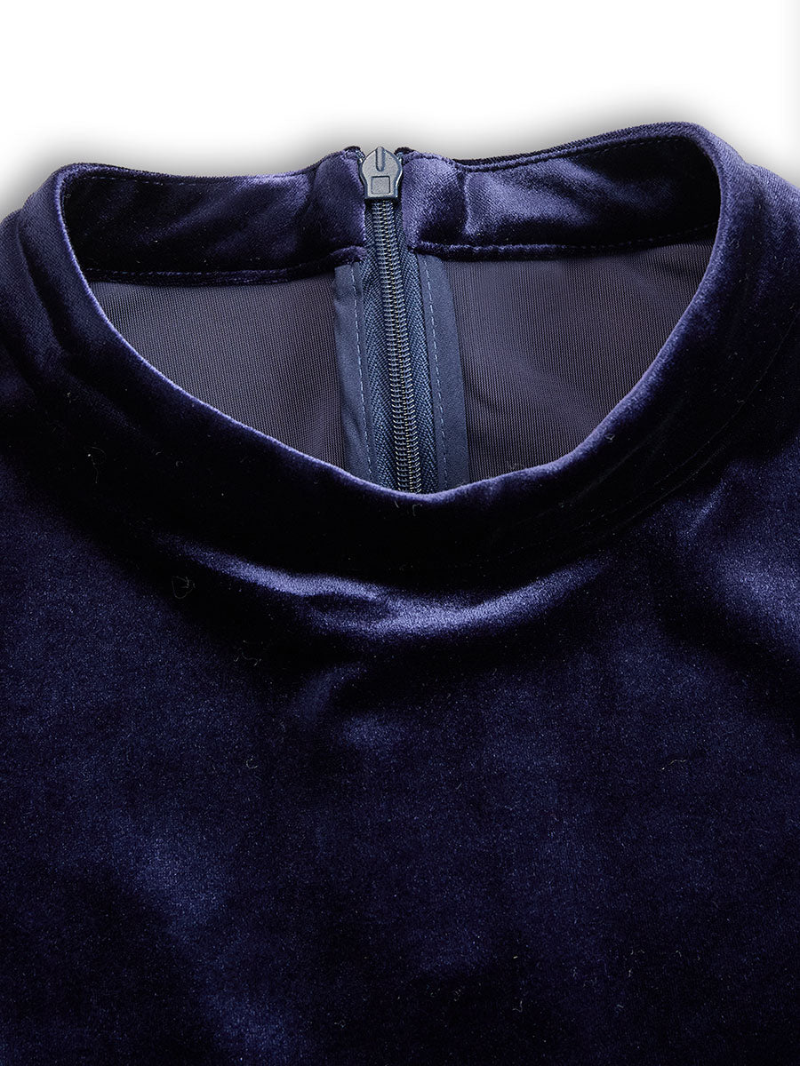 Violette | Elegant Velvet Midi Women&