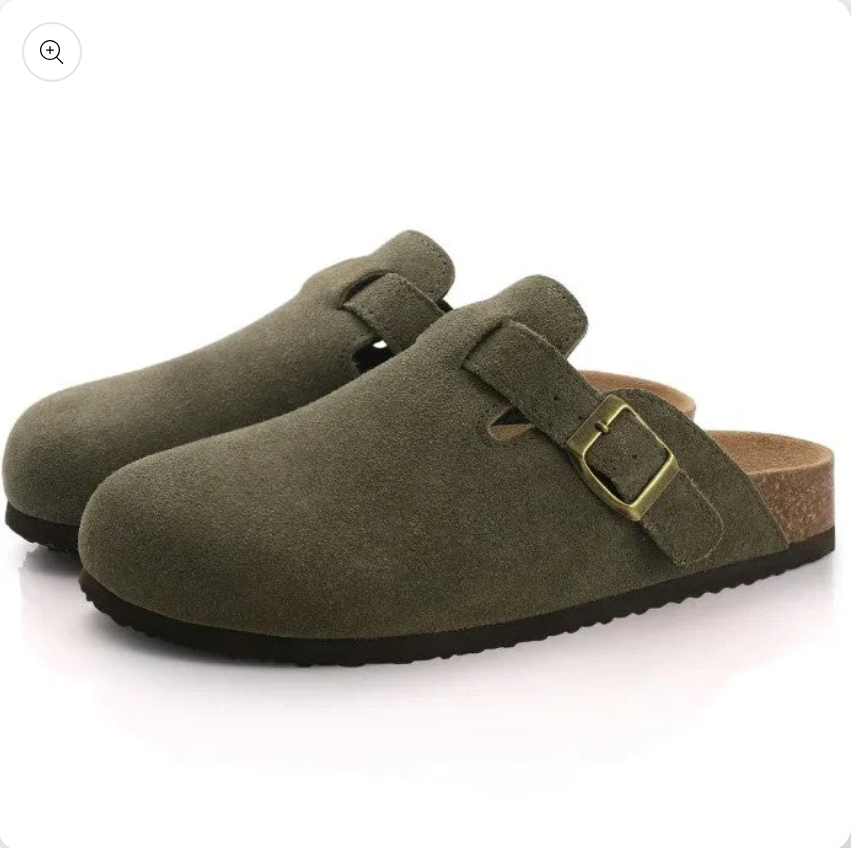 Solvian | Premium Unisex-Komfortsandalen aus Leder