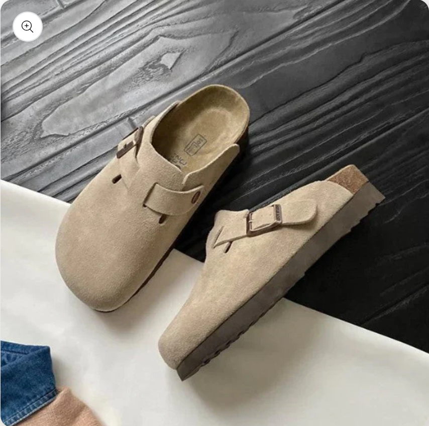 Solvian | Premium Unisex-Komfortsandalen aus Leder