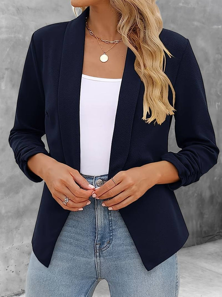 Aurevia | Eleganter Blazer mit offener Vorderseite für Damen