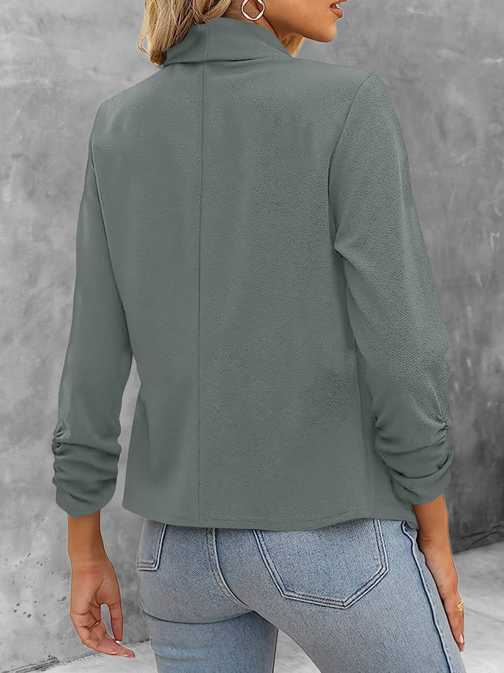 Aurevia | Eleganter Blazer mit offener Vorderseite für Damen