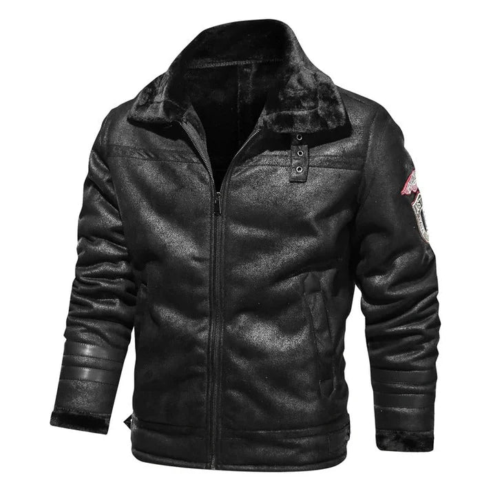Rovano | Premium Leder Bomberjacke für Herren