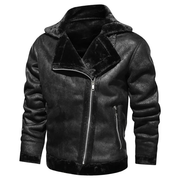 Rovano | Premium Leder Bomberjacke für Herren
