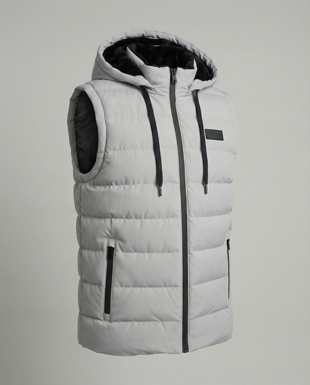 Vesta | Stylische, wattierte Damen-Puffer-Weste mit Kapuze