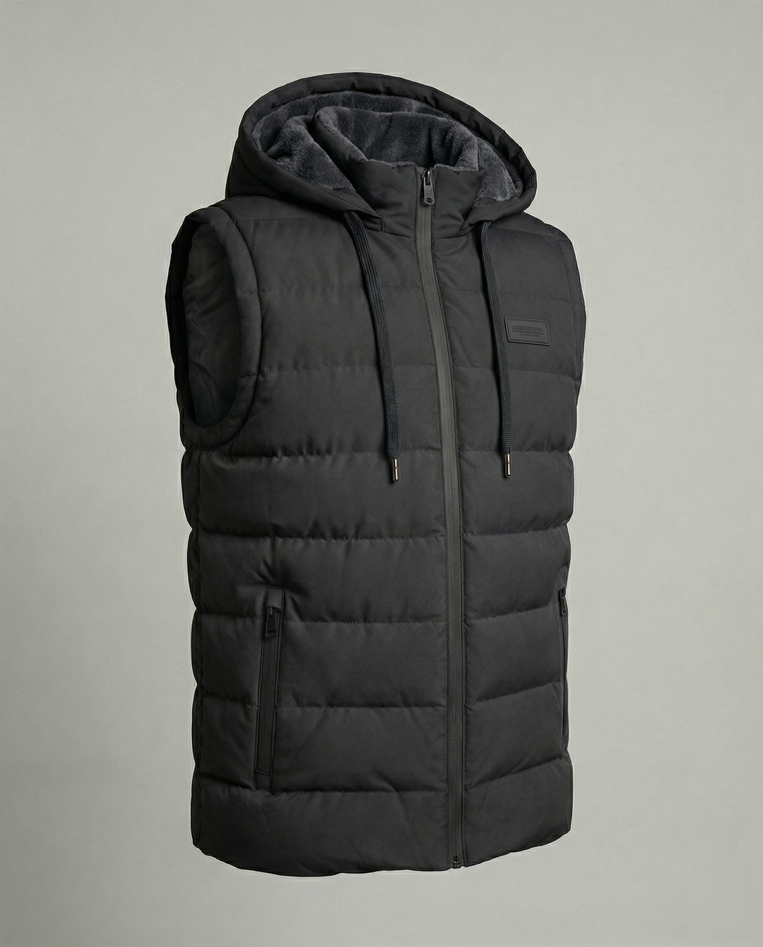Vesta | Stylische, wattierte Damen-Puffer-Weste mit Kapuze