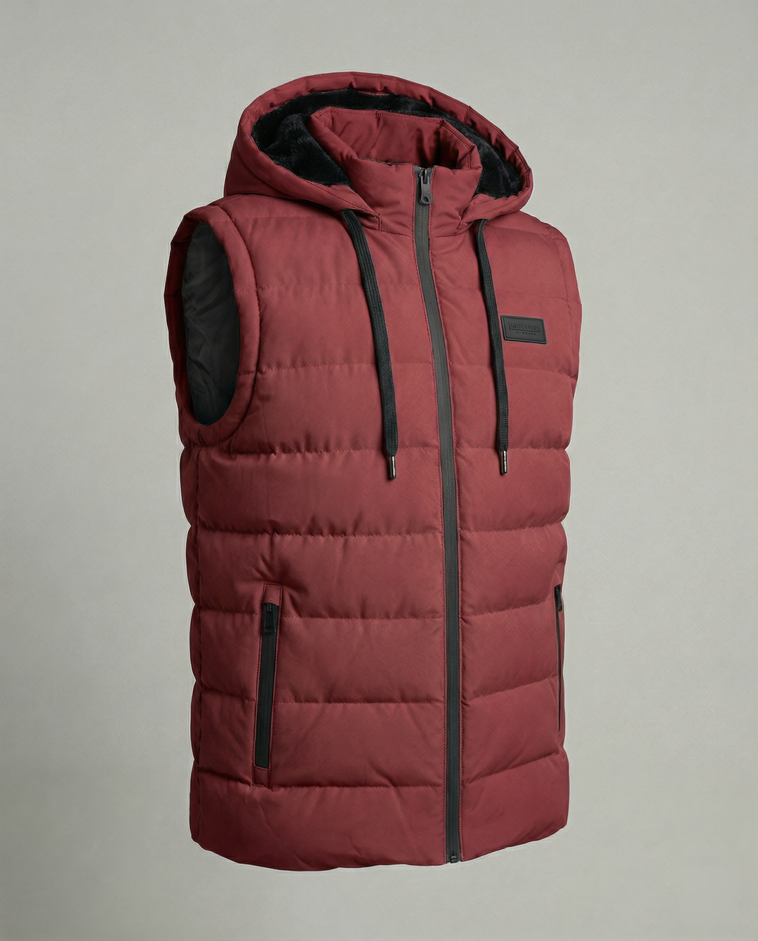 Vesta | Stylische, wattierte Damen-Puffer-Weste mit Kapuze