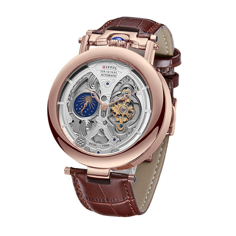 Vortex | Herrenuhr mit elegantem Skelettzifferblatt