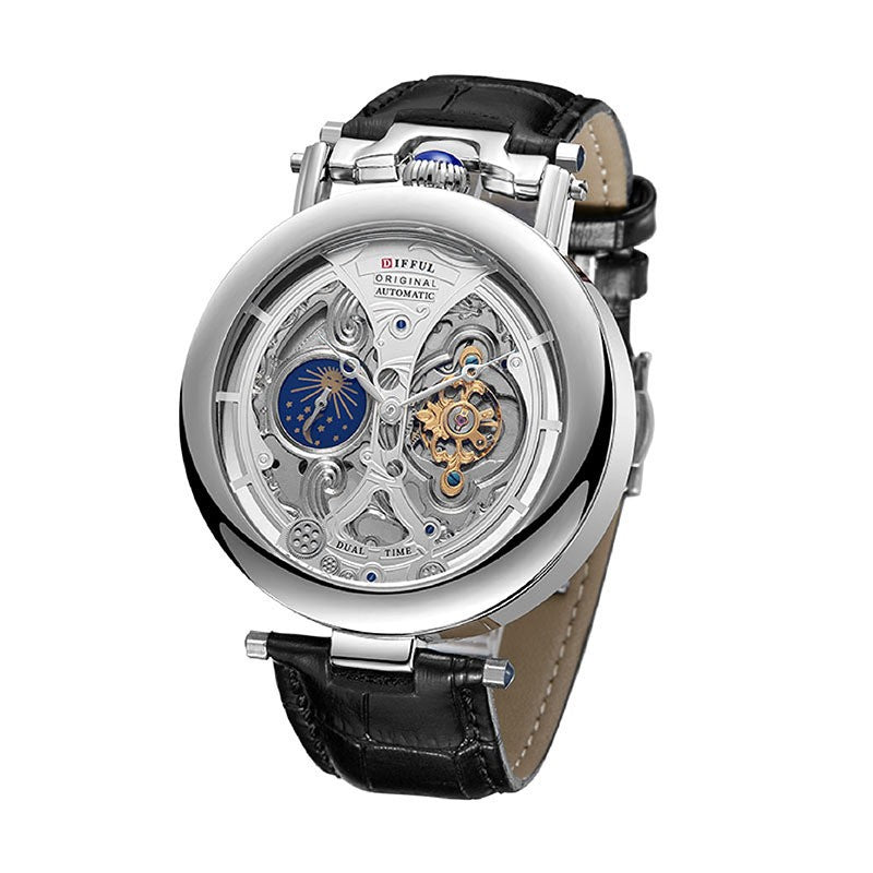 Vortex | Herrenuhr mit elegantem Skelettzifferblatt