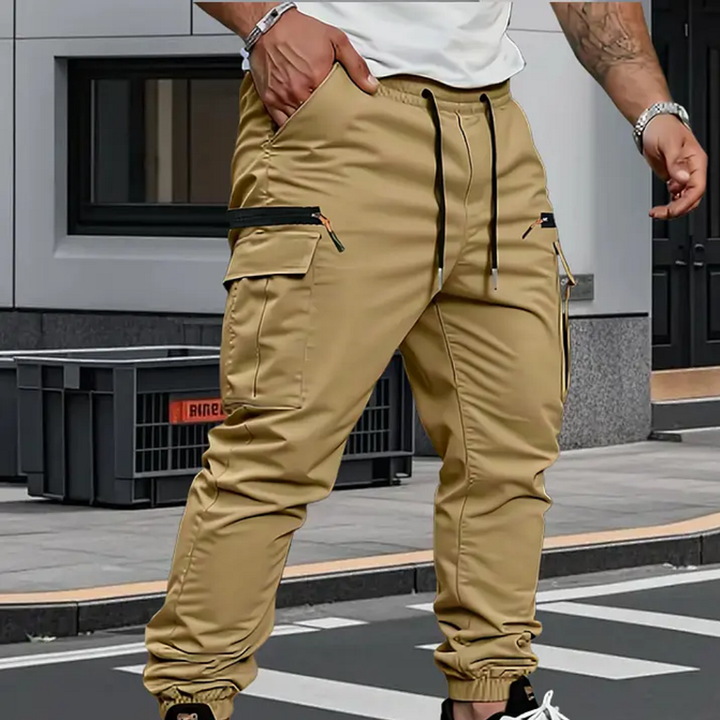 Michael | Stylische Stretch-Cargohose mit elastischen Bündchen