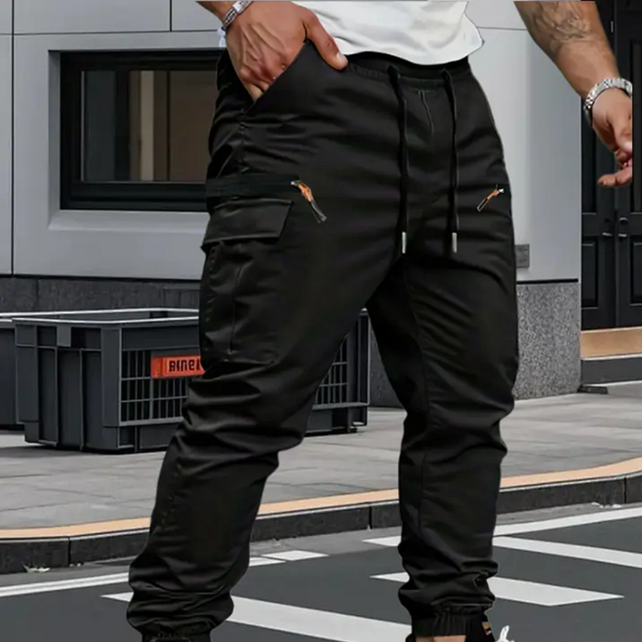 Michael | Stylische Stretch-Cargohose mit elastischen Bündchen