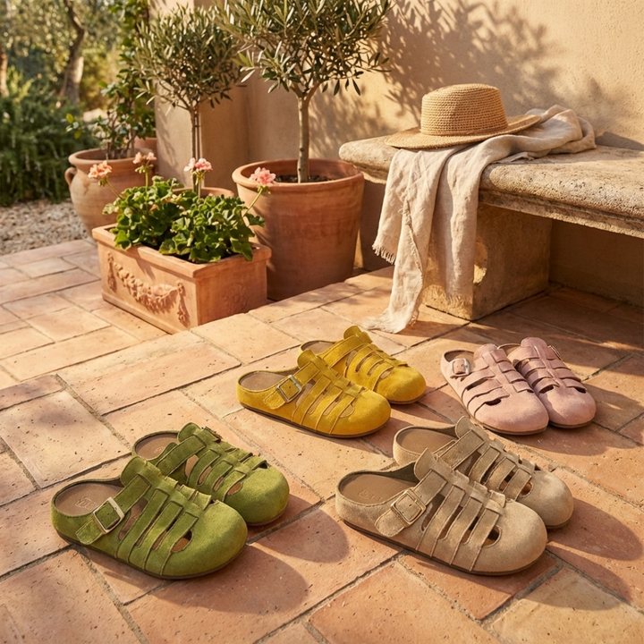 Calira | Lässige Slip-On Sandalen für Damen