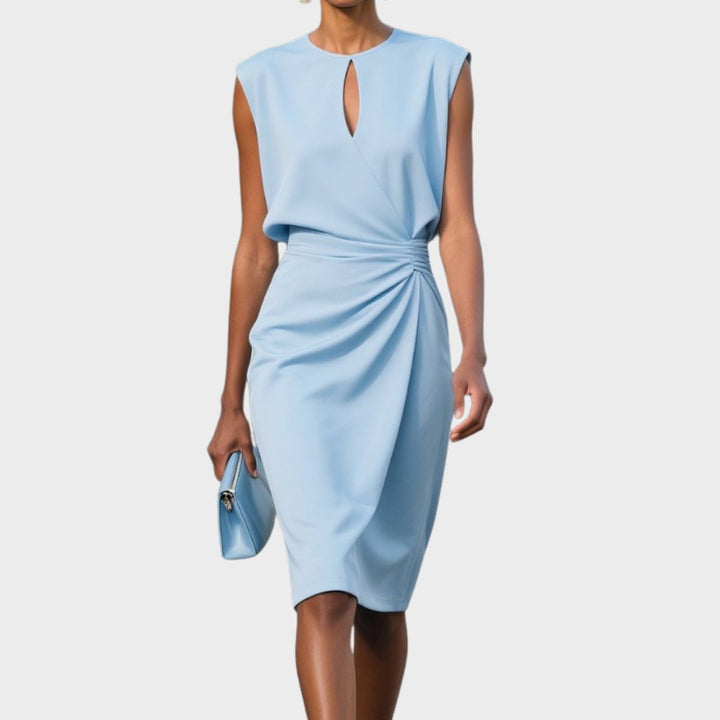 Aurora | Elegant Sleeveless Midi Dress