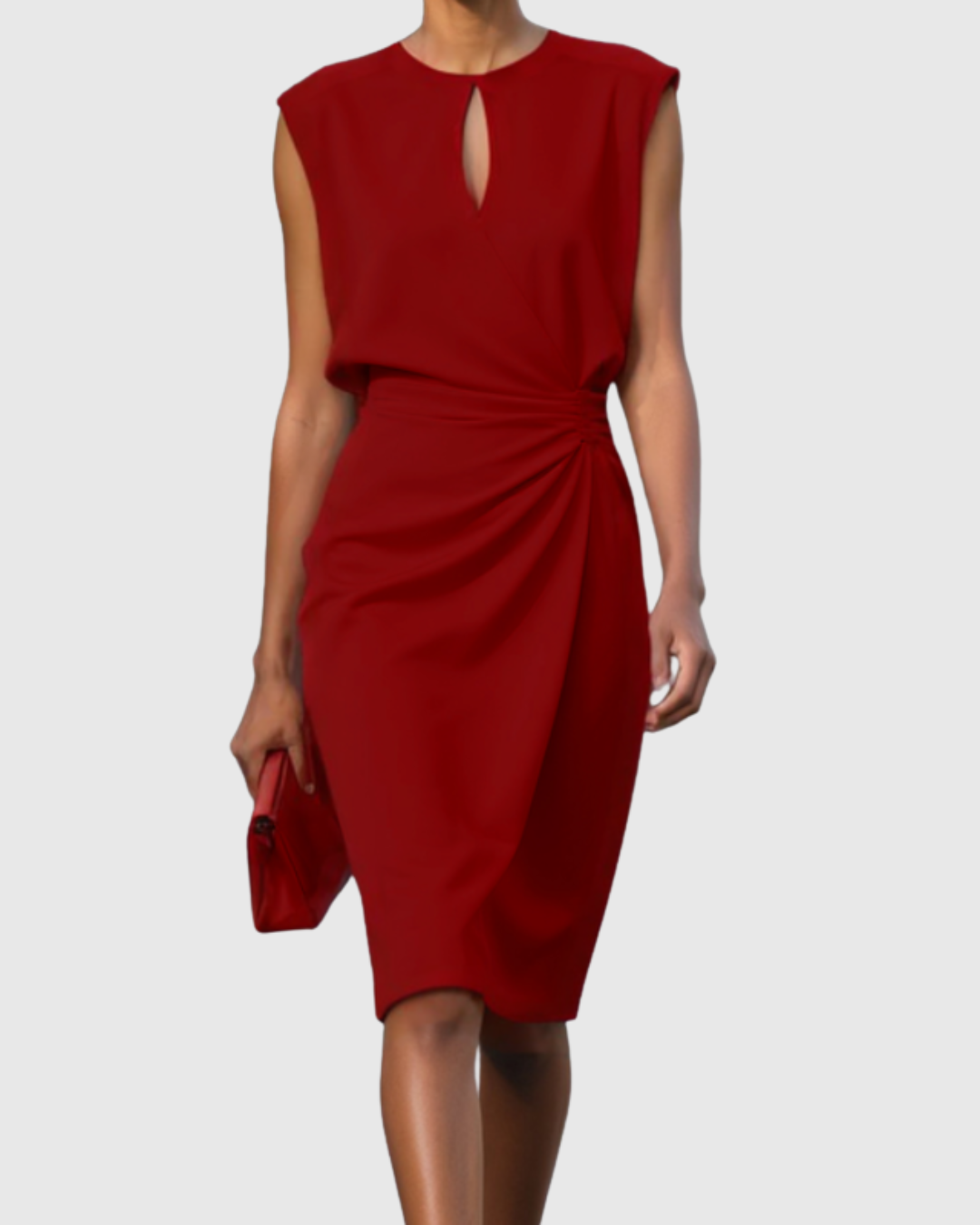 Aurora | Elegant Sleeveless Midi Dress