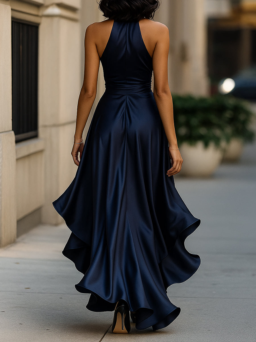 Amelya | Elegant High Slit Maxi Dress for Women
