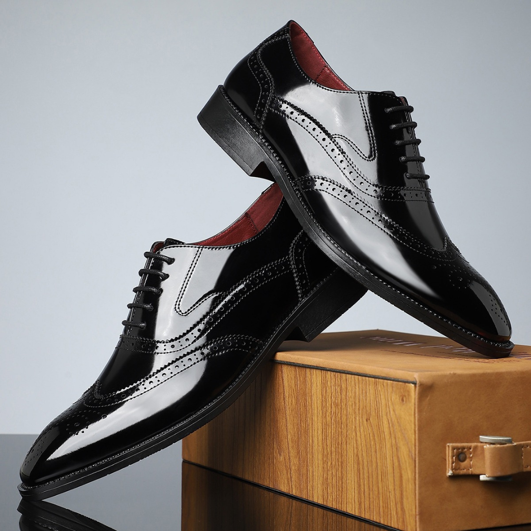 Mark | Elegante Herrenschuhe mit Flügelkappe