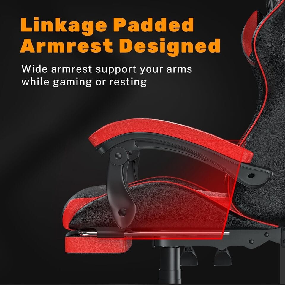 Gaming Chair With Footrest
