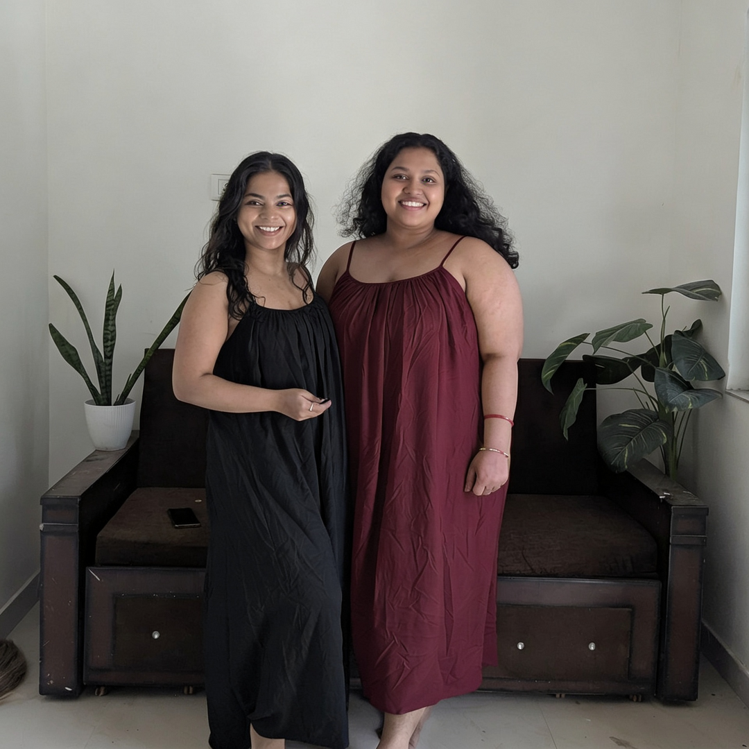 Craftsmiley Honeymoon Maxi Dress- Pack of 2