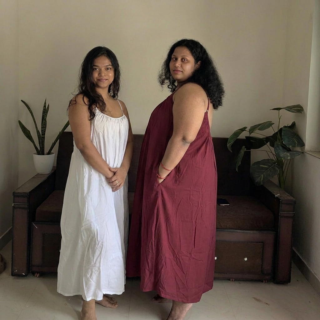 Craftsmiley Honeymoon Maxi Dress- Pack of 2