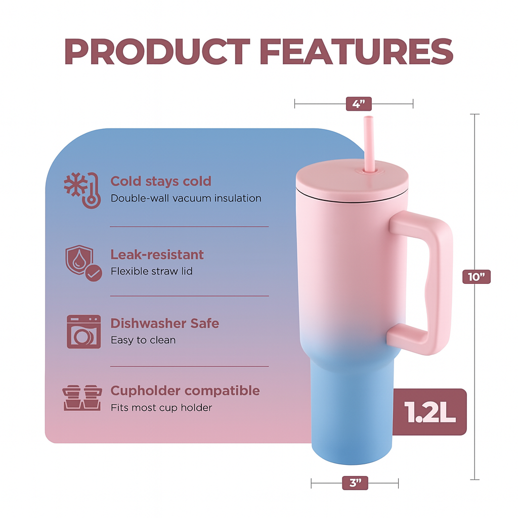 Train &amp; Hydrate Set - Leggings + Big‑Sip Tumbler