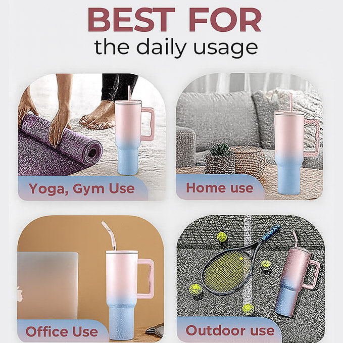 Train &amp; Hydrate Set - Leggings + Big‑Sip Tumbler
