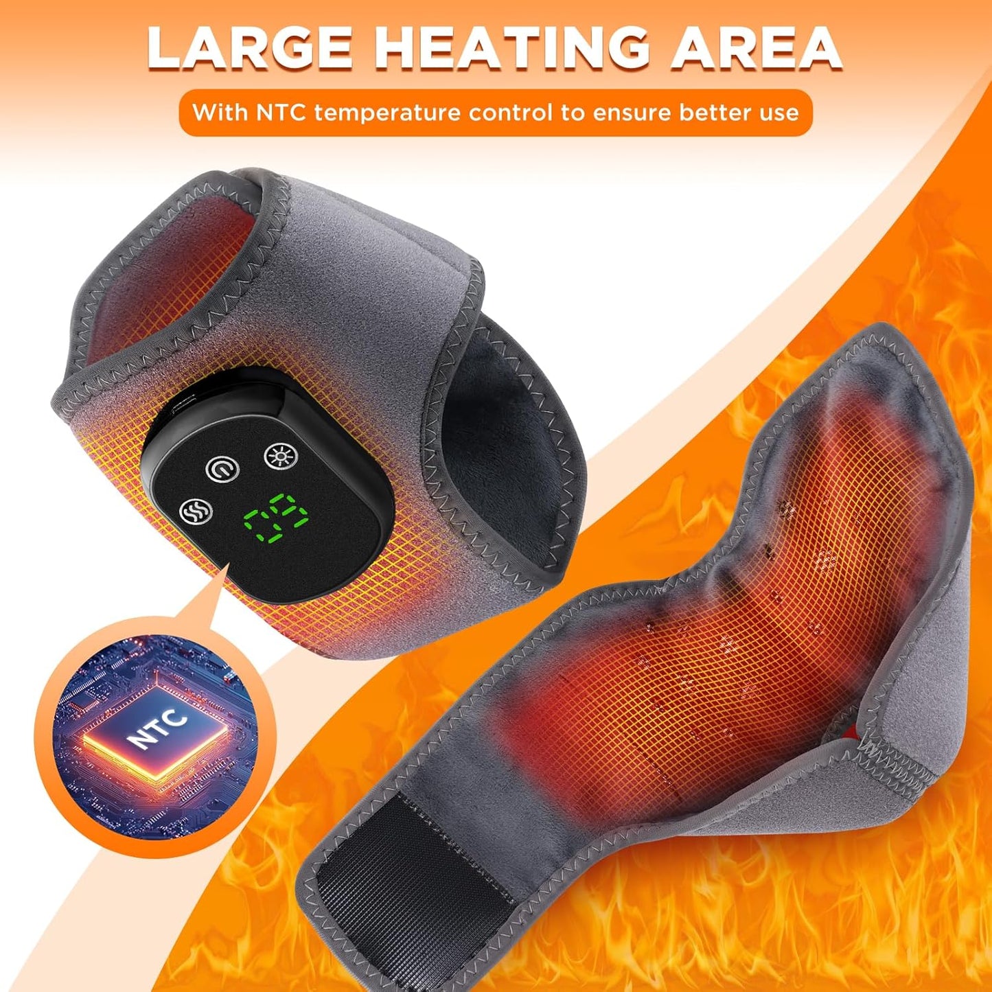 Ankle Massager - 5 Level Adjustable Heat