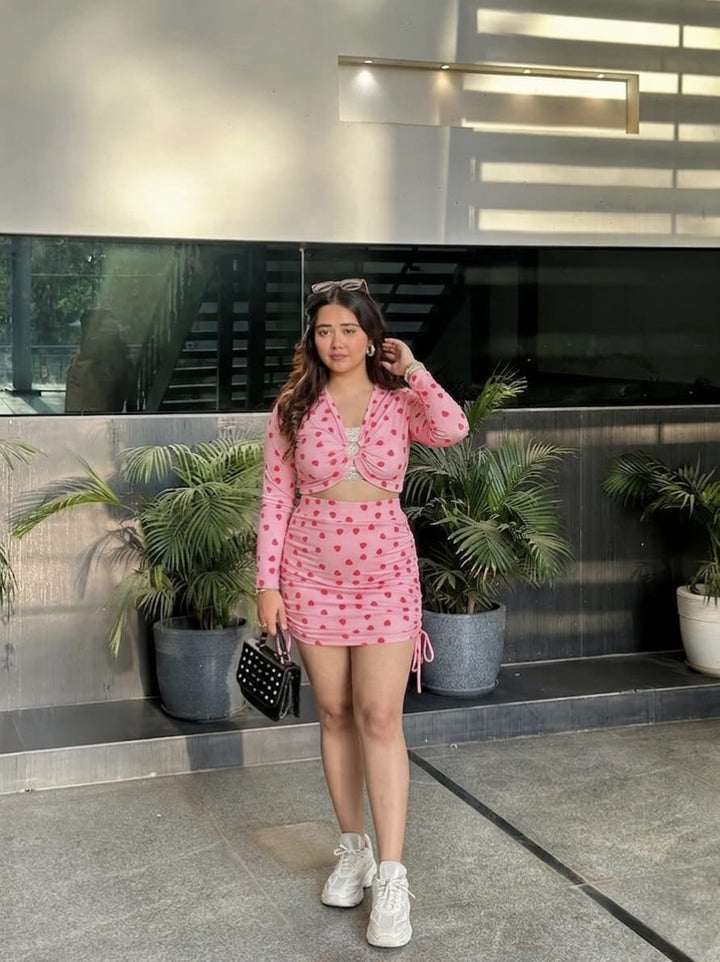 Craftsmiley "Pink Mirage" Co-ords Set – Chic, Playful &amp; Effortlessly Stylish 💖