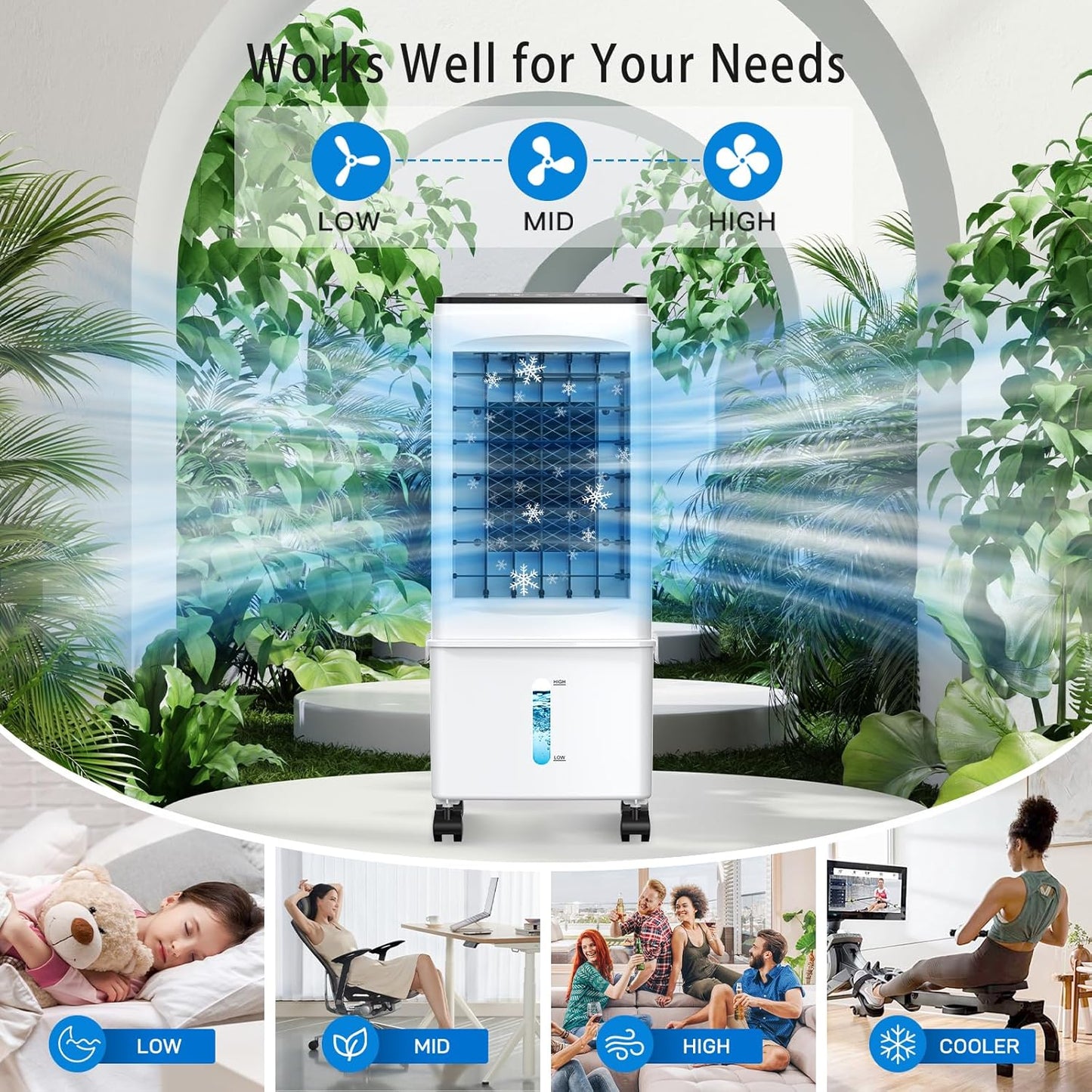 Portable Air Cooler - #2025 Upgraded Best Windowless Ac Cooler