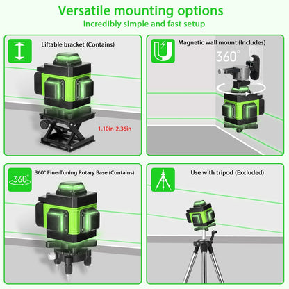 New 360 Degree's 4D 16 Laser Lines Device