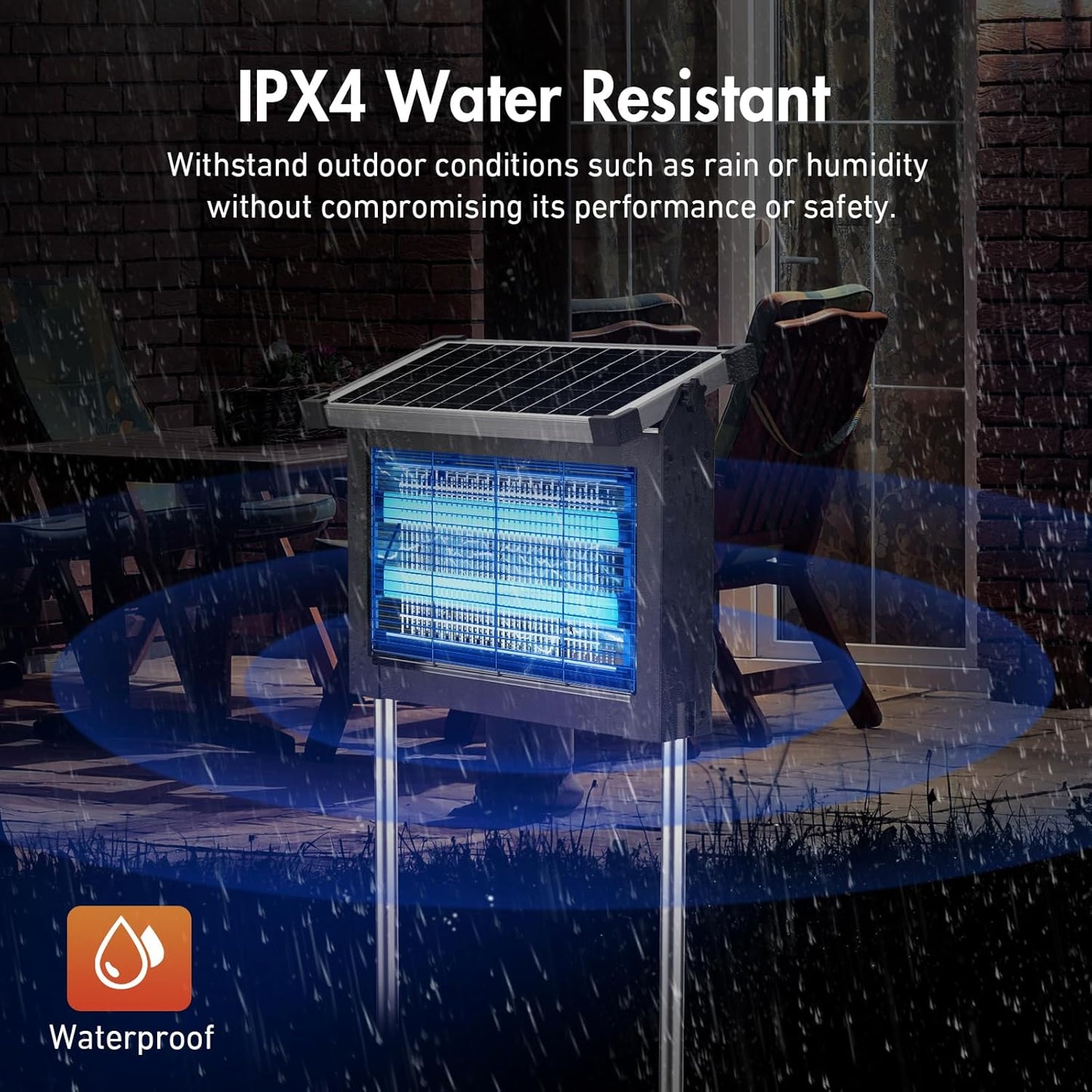 Outdoor Solar Bug Zapper (4000 sq.ft)