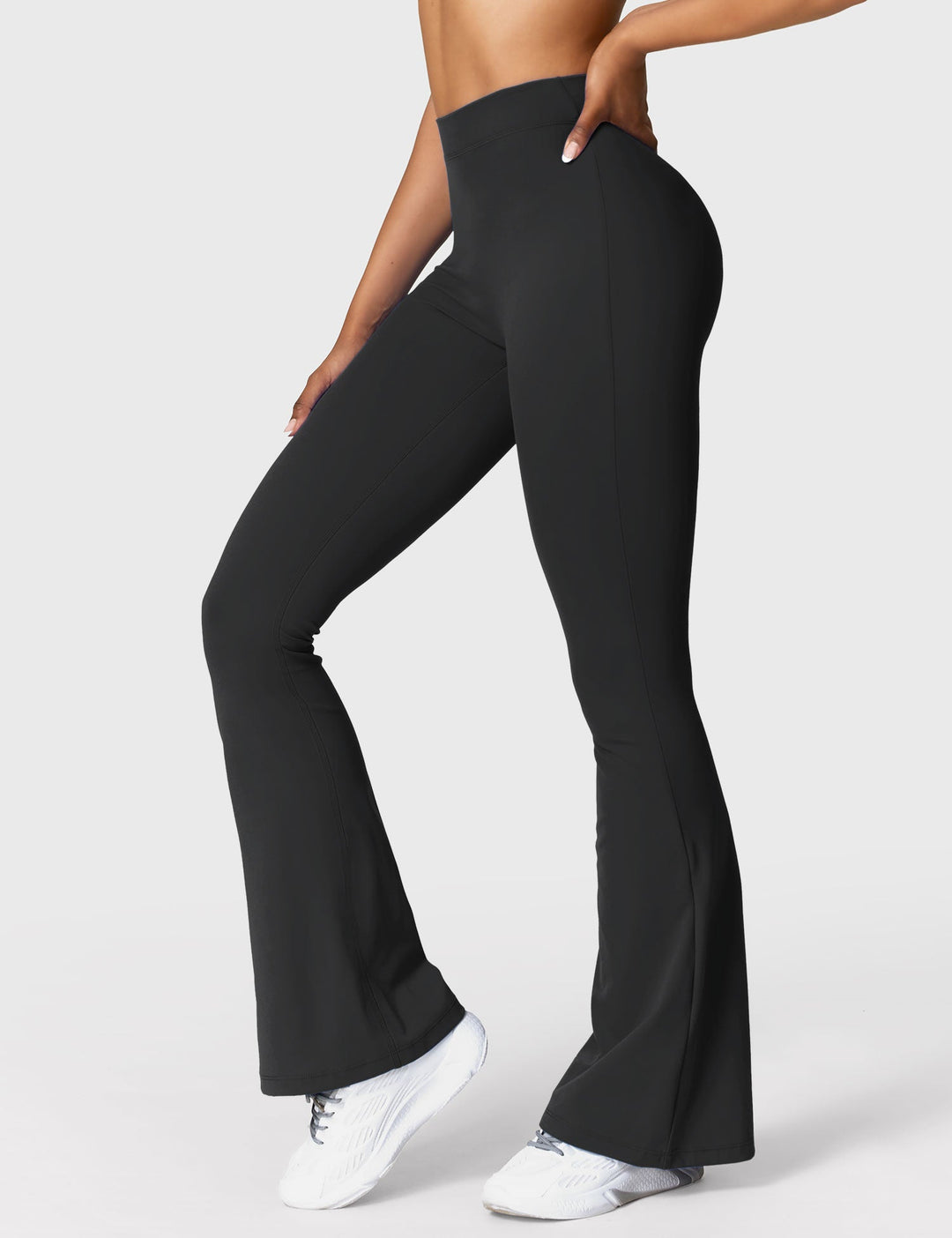 Craftsmiley V-back Flared Leggings