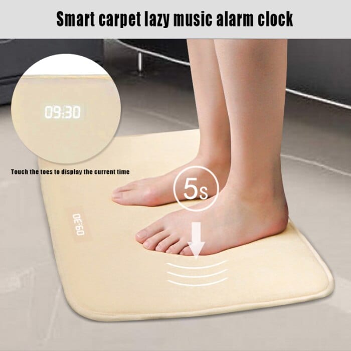 Ruggie Alarm Clock - Smart Rug Alarm (Doesn't Stop Until You Wake Up)