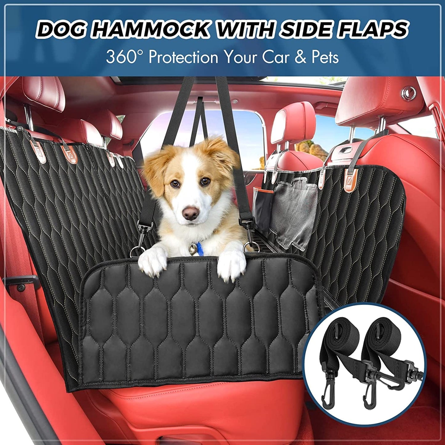 Hard Bottom Dog Seat Cover (Fits Any Car)
