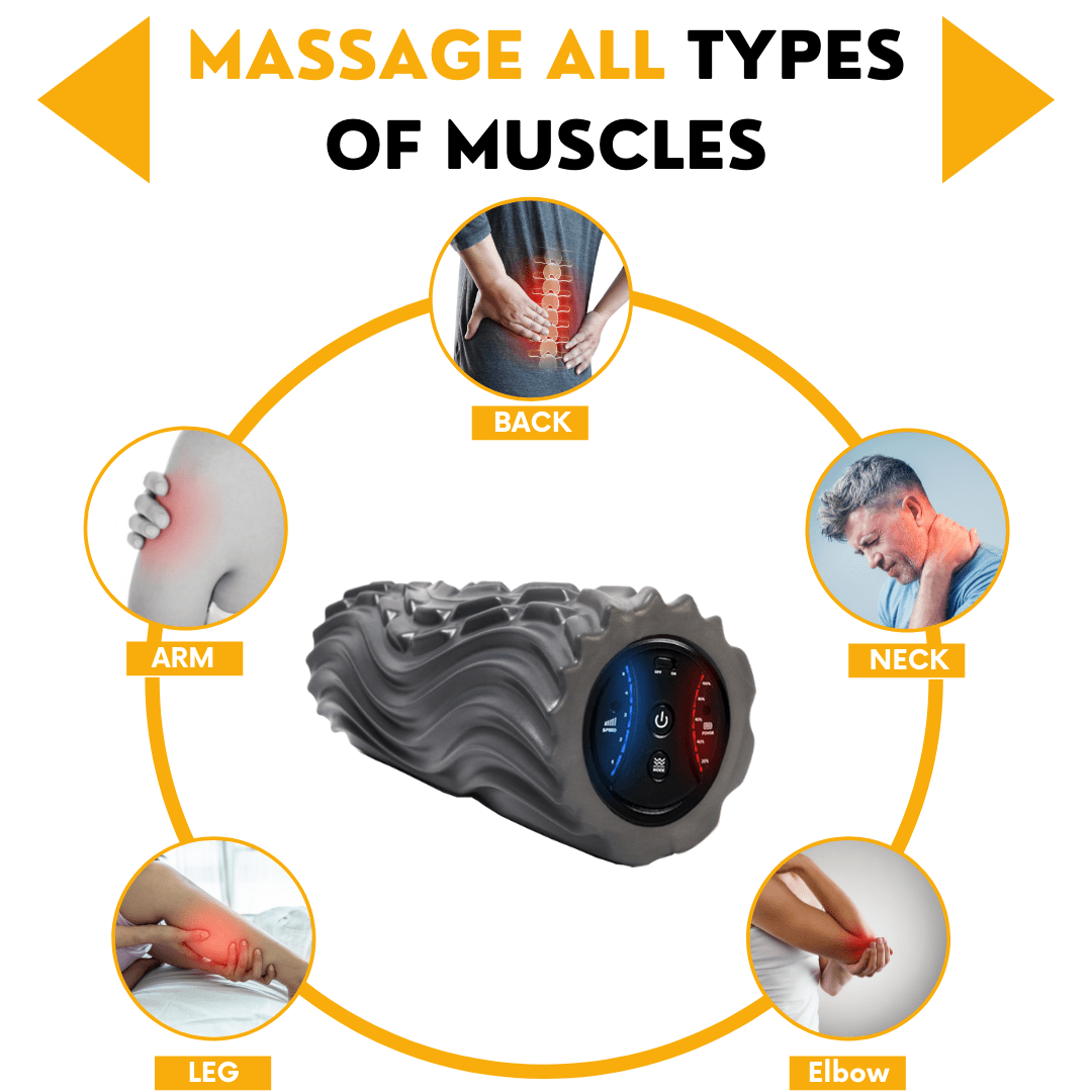 #2026 Vibrating Foam Roller V-ROLLER PRO™ Recommended By Professionals