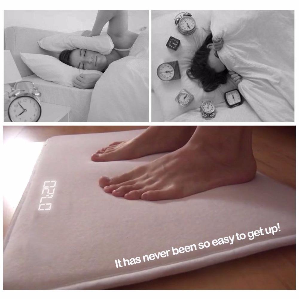 Ruggie Alarm Clock - Smart Rug Alarm (Doesn't Stop Until You Wake Up)
