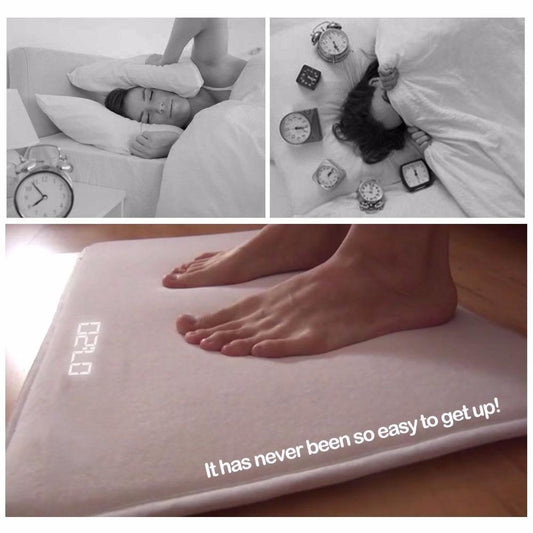 Ruggie Alarm Clock - Smart Rug Alarm (Doesn't Stop Until You Wake Up)