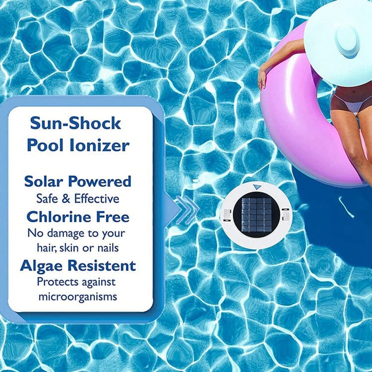 Solar Pool Ionizer #2023 Upgraded Pool Ionizer (Works With All Pools)